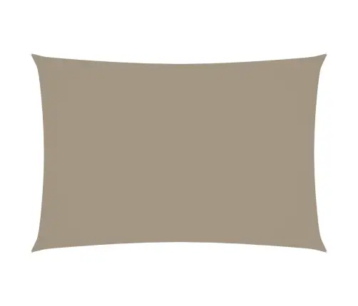 Saulessargs, Taisnstūra, 3X5 M, Pelēkbrūns Oksforda Audums Vidaxl