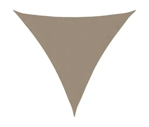 Saulessargs, 3,6X3,6X3,6 M, Trijstūra, Pelēkbrūns Audums Vidaxl