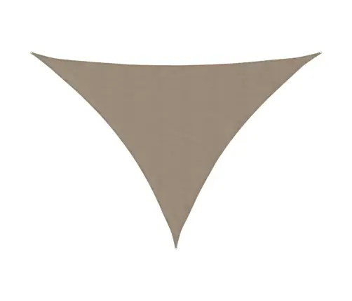 Uždanga Nuo Saulės, Taupe, 4X4X5,8M, Oksfordo Audinys, Trikampė