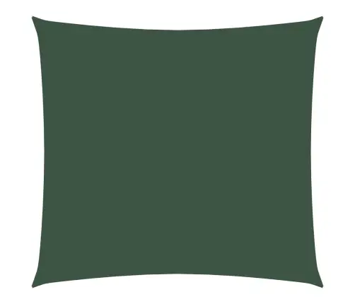 Saulessargs, 4,5X4,5 M, Kvadrāta, Tumši Zaļš Oksforda Audums Vidaxl