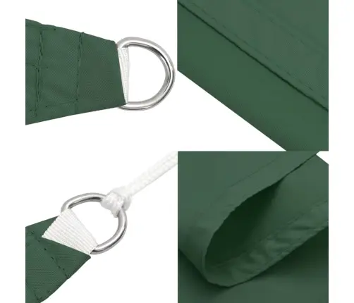 Uždanga Nuo Saulės, Žalia, 5X5M, Oksfordo Audinys, Kvadratinė Uždanga Nuo Saulės, Žalia, 5X5M, Oksfordo Audinys, Kvadratinė