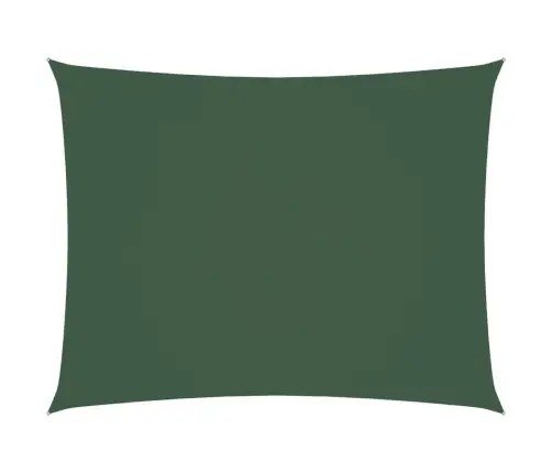 Saulessargs, Taisnstūra, 3,5X5 M, Tumši Zaļš Oksforda Audums Vidaxl