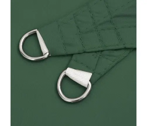 Saulessargs, 5X6X6 M, Trijstūra Forma, Tumši Zaļš Audums Vidaxl