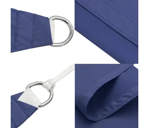 Saulessargs, 2,5X2,5 M, Kvadrāta Forma, Zils Oksforda Audums Vidaxl