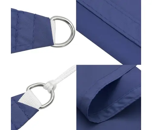 Saulessargs, 3,6X3,6 M, Kvadrāta Forma, Zils Oksforda Audums Vidaxl