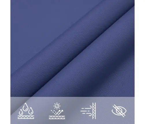 Saulessargs, 2,5X2,5X3,5 M, Trijstūra, Zils Oksforda Audums Vidaxl