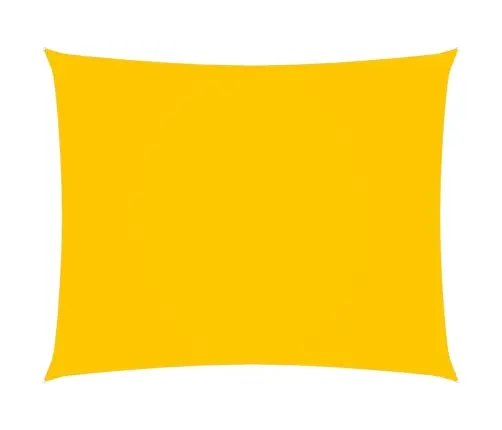 Saulessargs, Taisnstūra Forma, 3X4 M, Dzeltens Oksforda Audums Vidaxl