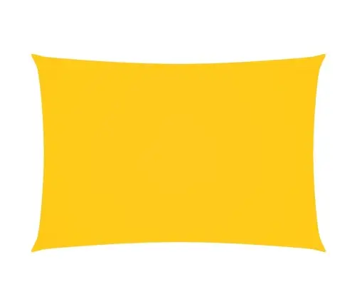 Saulessargs, Taisnstūra Forma, 3X5 M, Dzeltens Oksforda Audums Vidaxl