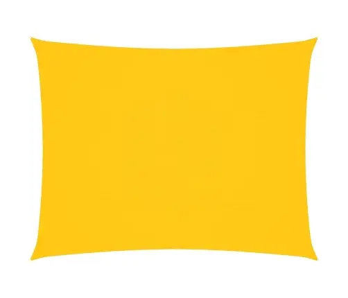 Saulessargs, Taisnstūra Forma, 6X7 M, Dzeltens Oksforda Audums Vidaxl