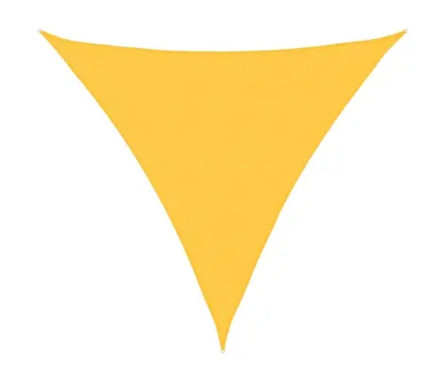 Uždanga Nuo Saulės, Geltona, 4,5X4,5X4,5M, Oksfordo Audinys