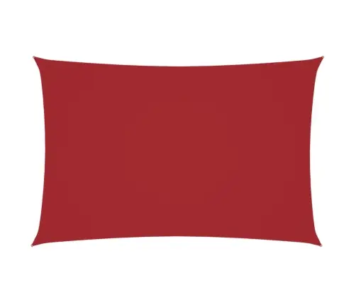 Saulessargs, 2X4 M, Taisnstūra Forma, Sarkans Oksforda Audums Vidaxl