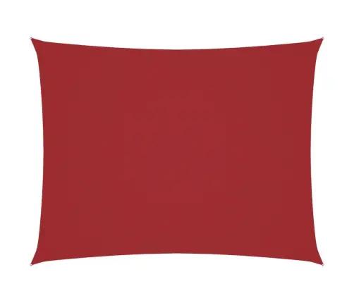 Saulessargs, 3X4 M, Taisnstūra Forma, Sarkans Oksforda Audums Vidaxl