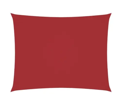 Saulessargs, Taisnstūra Forma, 3X4,5 M, Sarkans Oksforda Audums Vidaxl