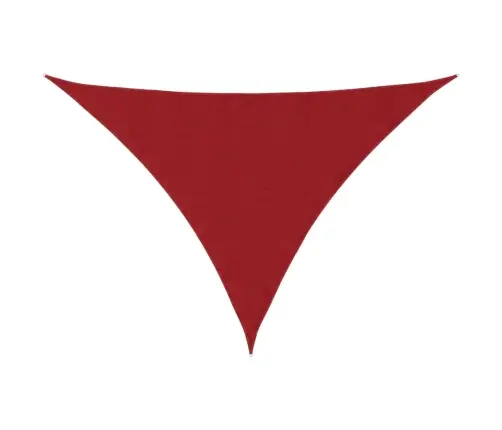 Saulessargs, 3X4X5 M, Trijstūra Forma, Sarkans Oksforda Audums Vidaxl