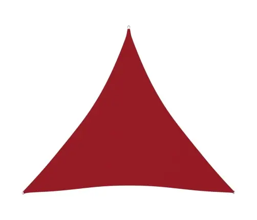 Uždanga Nuo Saulės, Raudona, 6X6X6M, Oksfordo Audinys