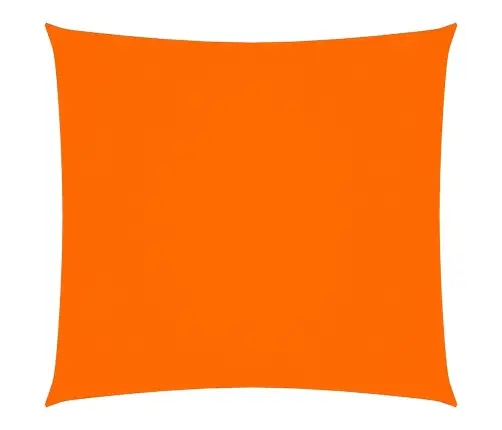 Saulessargs, 3,6X3,6 M, Kvadrāta Forma, Oranžs Oksforda Audums Vidaxl