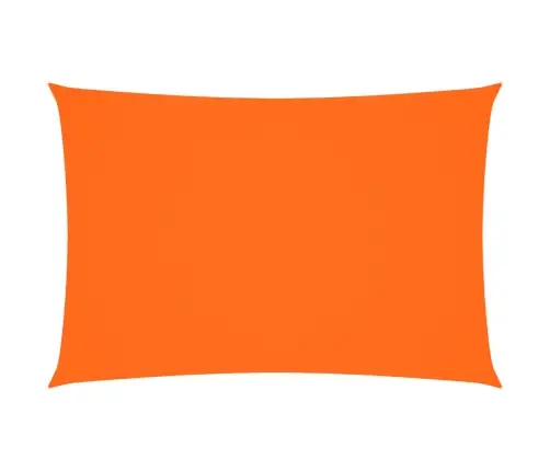 Saulessargs, Taisnstūra Forma, 3X5 M, Oranžs Oksforda Audums Vidaxl