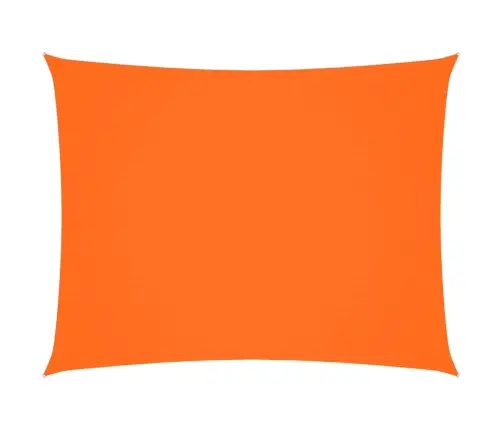 Saulessargs, 4X6 M, Taisnstūra Forma, Oranžs Oksforda Audums Vidaxl