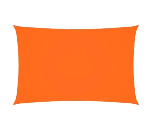 Saulessargs, Taisnstūra Forma, 4X7 M, Oranžs Oksforda Audums Vidaxl