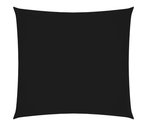 Saulessargs, 6X6 M, Kvadrāta Forma, Melns Oksforda Audums Vidaxl