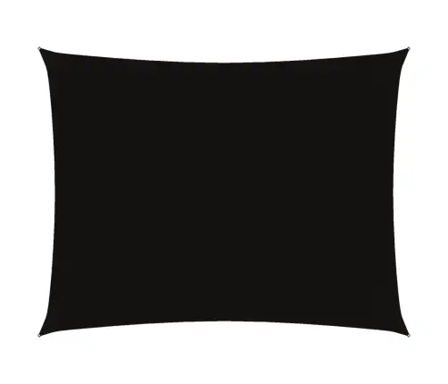 Saulessargs, 3X6 M, Taisnstūra, Melns Oksforda Audums Vidaxl