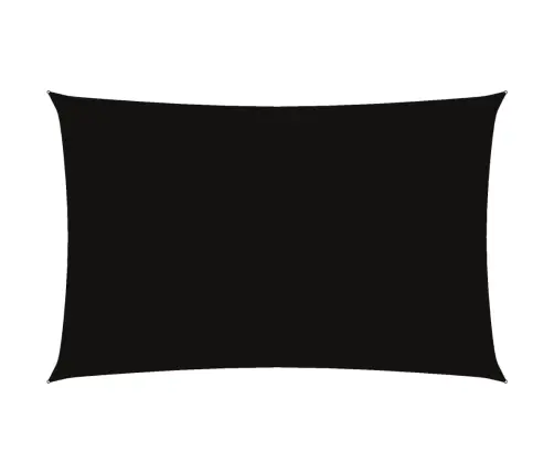 Oxford-Kangast Päikesepuri, Ristkülikukujuline, 5 X 8 M, Must