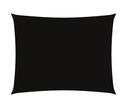 Saulessargs, Taisnstūra Forma, 6X7 M, Melns Oksforda Audums Vidaxl