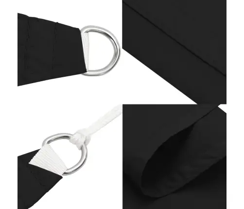 Saulessargs, 4X5X5 M, Trijstūra, Melns Oksforda Audums Vidaxl Saulessargs, 4X5X5 M, Trijstūra, Melns Oksforda Audums Vidaxl