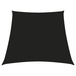 Saulessargs, 2/4X3 M, Trapeces Forma, Melns Oksforda Audums Vidaxl