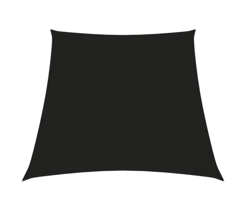 Saulessargs, 3/5X4 M, Trapeces Forma, Melns Oksforda Audums Vidaxl