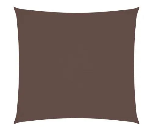 Saulessargs, 3,6X3,6 M, Kvadrāta Forma, Brūns Oksforda Audums Vidaxl