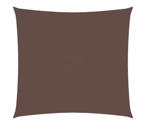 Uždanga Nuo Saulės, Ruda, 5X5M, Oksfordo Audinys, Kvadratinė Uždanga Nuo Saulės, Ruda, 5X5M, Oksfordo Audinys, Kvadratinė