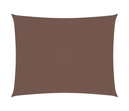 Saulessargs, Taisnstūra, 2X3 M, Brūns Oksforda Audums Vidaxl