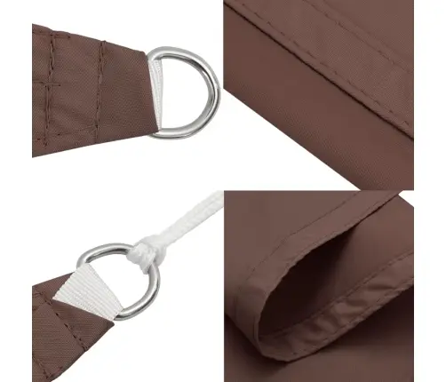 Uždanga Nuo Saulės, Ruda, 2X3,5M, Oksfordo Audinys, Stačiakampė