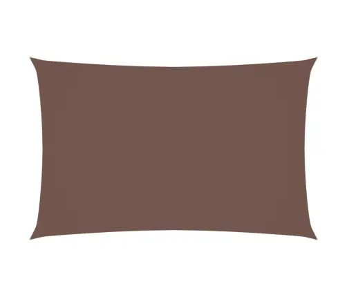 Saulessargs, Taisnstūra Forma, 2X5 M, Brūns Oksforda Audums Vidaxl