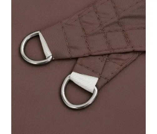 Saulessargs, Taisnstūra Forma, 2X5 M, Brūns Oksforda Audums Vidaxl