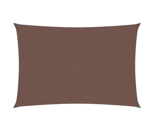 Saulessargs, Taisnstūra Forma, 3X5 M, Brūns Oksforda Audums Vidaxl