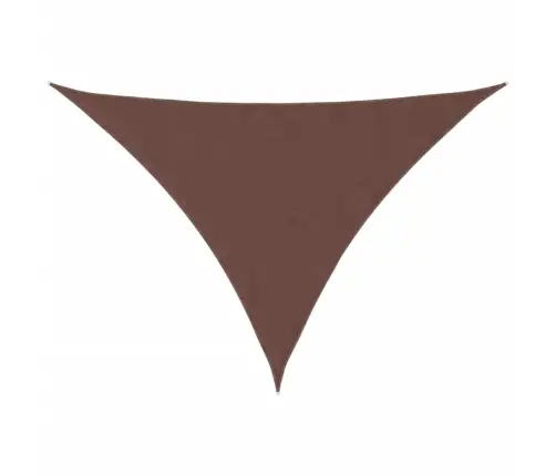 Saulessargs, 3X4X5 M, Trijstūra Forma, Brūns Oksforda Audums Vidaxl