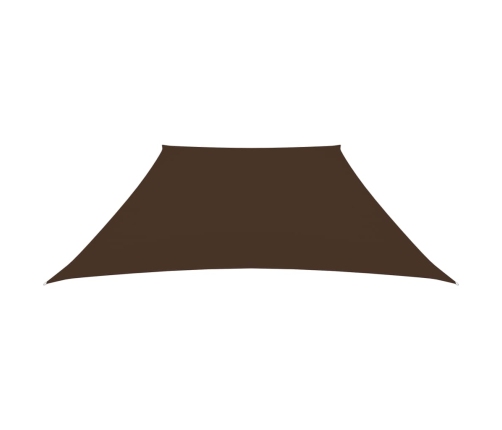 Saulessargs, 2/4X3M, Trapeces Forma, Brūns Oksforda Audums Vidaxl