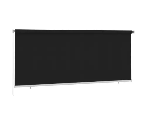 Āra Ruļļu Žalūzijas, 350X140 Cm, Melnas Vidaxl