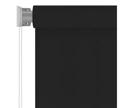 Āra Ruļļu Žalūzijas, 350X140 Cm, Melnas Vidaxl