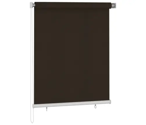 Āra Ruļļu Žalūzijas, 120X140 Cm, Brūnas Vidaxl