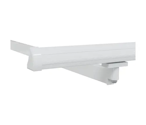 Markīze Balts 5 × 3,5 M Metāla Vidaxl