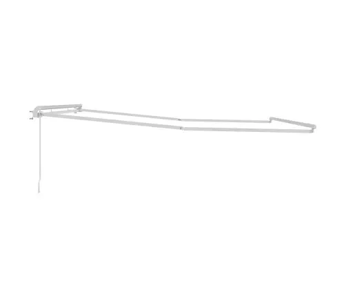 Markīze Balts 5 × 3,5 M Metāla Vidaxl