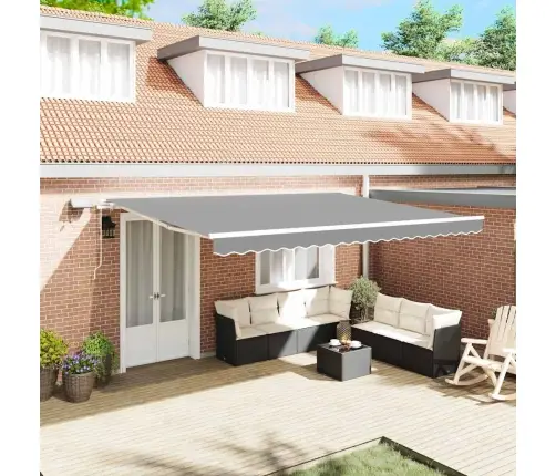 Kailastud Raam Led -Ribatuledega Valge 500 × 300 Cm Alumiinium