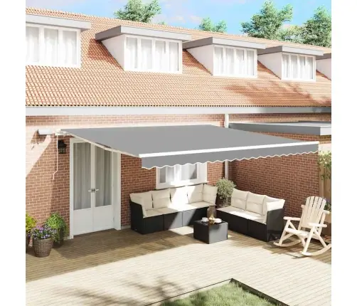 Markizės Rėmas Balta 450 × 350 Cm Aliuminis