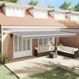 Pārklājuma Struktūra Balts 600 × 350 Cm Alumīnijs Vidaxl