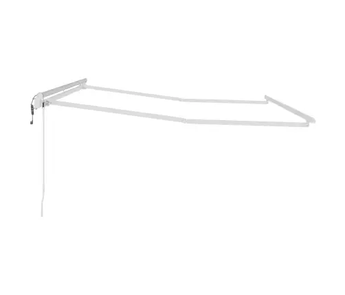 Markīze Manuāls Balts 3 X 2,5 M Metāla