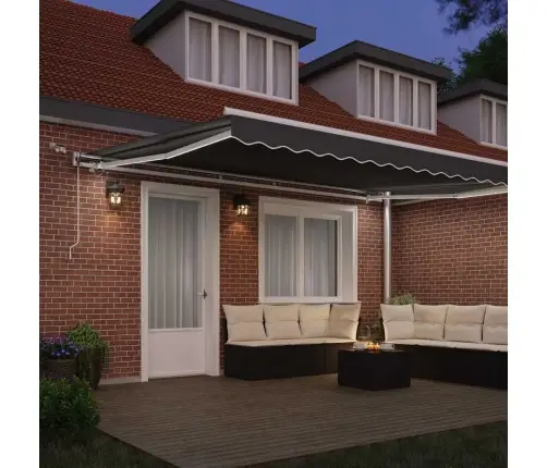 Kailastud Raam Led -Ribatuledega Valge 450 × 300 Cm Alumiinium