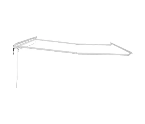 Kailastud Raam Led -Ribatuledega Valge 450 × 300 Cm Alumiinium